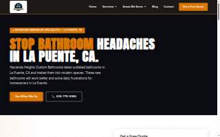 Hacienda Heights Custom Bathrooms website
