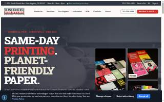 Indie Printing of Hacienda Heights website