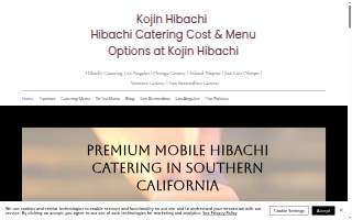 Kojin Hibachi website