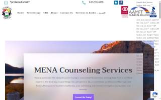 MENA Counseling Services of Hacienda Heights website