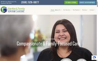 Hanford Family Dental Center website