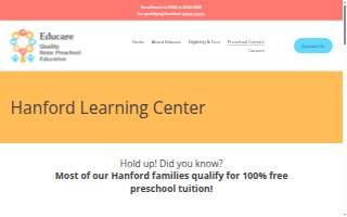Hanford Learning Center II website