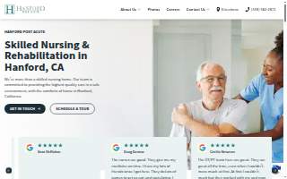 Hanford Post Acute website