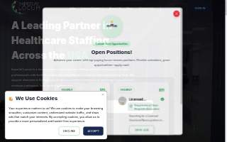 Imperial Locum Services website