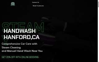 Steamy Hand Wash Hanford's Best Car Wash website