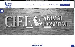 Ciel Animal Hospital website