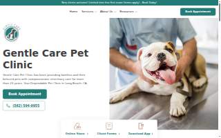 Gentle Care Pet Clinic of Hawaiian Gardens website