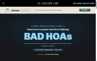 LS Carlson Law, PC of Aliso Viejo website