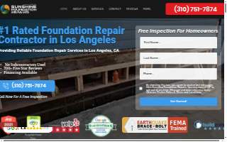Sunshine Foundation Repairs of Hawaiian Gardens website