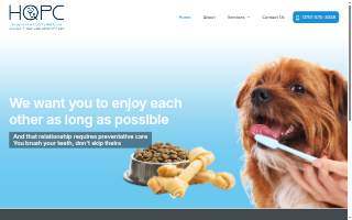 Hawthorne Quality Pet Care website