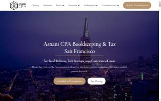 Asnani CPA Tax & Accounting website