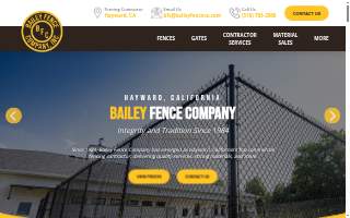 Bailey Fence Co website