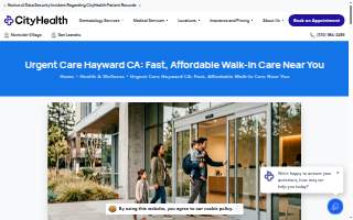 CityHealth - San Leandro of Hayward website
