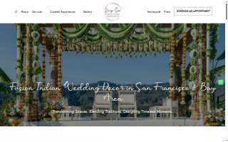 Dazzling Streaks Events website