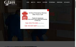 Hayward Glass website