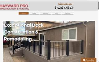Hayward Pro Painting & Construction website