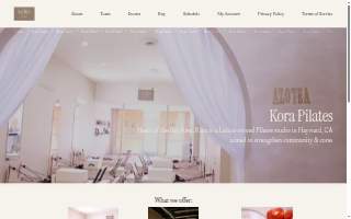 Kora Pilates website