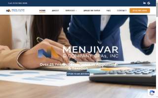 Menjivar & Company CPAs, Inc website