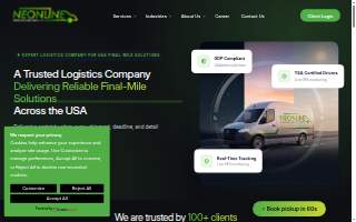 Neonline Logistics - Courier Service, Same Day Delivery, Medical Courier Service, Expedited Freight website