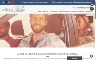 Aloha Village Insurance Services, Inc. website