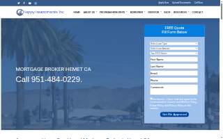 Happy Investments, Inc. Hemet CA website