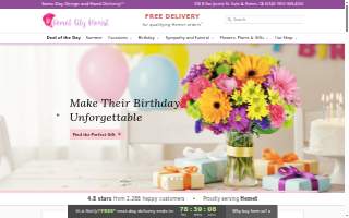 Hemet City Florist website