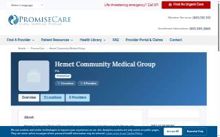 Hemet Community Medical Group website