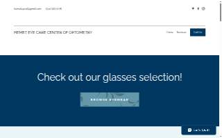 Hemet Eye Care Center of Optometry website