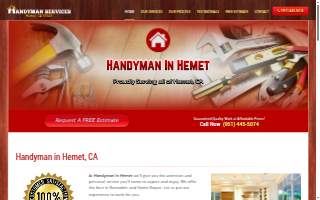 Hemet Handyman website