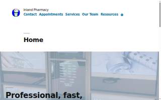 Inland Pharmacy website
