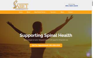 Sabet Chiropractic of Hemet website
