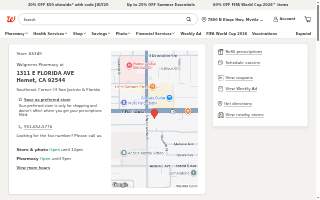 Walgreens Pharmacy website