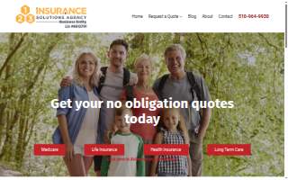 123 Insurance Solutions Agency website