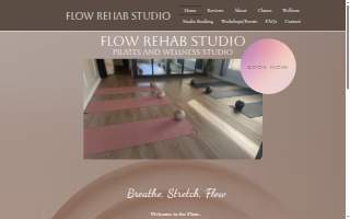Flow Rehab Studio website