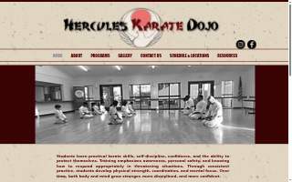 Hercules Karate Dojo website