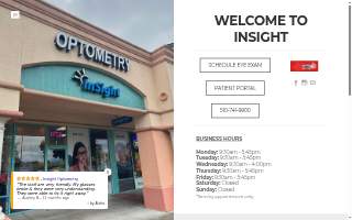 Insight Optometry website