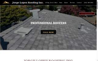 Jorge Lopez Roofing Inc website