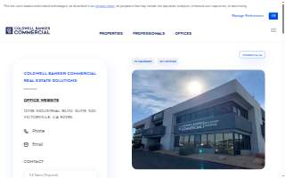 Coldwell Banker Commercial Real Estate Solutions of Hesperia website