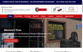 Hesperia Used & New Tires website