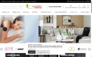 Hi Desert Furniture of Hesperia website