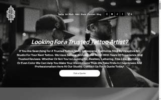 Inceptive Art Studio website