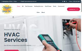 Taylor Made Air Inc website