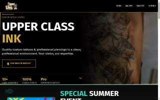 Upper Class Ink website