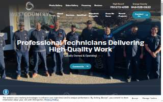 West Country HVAC website