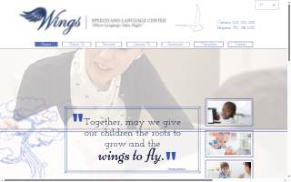 Wings Speech and Language Center of Hesperia website