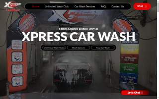 Xpress Car Wash website