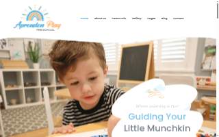 Aprenden Play Preschool website