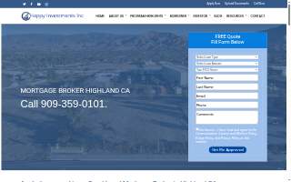 Happy Investments,Inc. Highland CA website