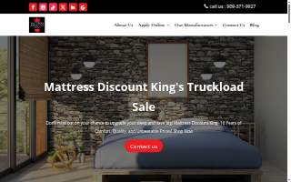Mattress Discount King of Highland website