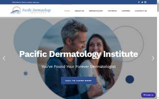 Pacific Dermatology Institute of Highland website